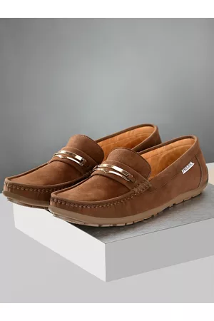 Prolific Men Brown Casual Horsebit Loafers