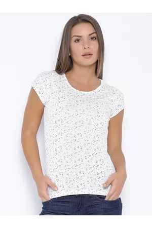 Park Avenue White Printed Top