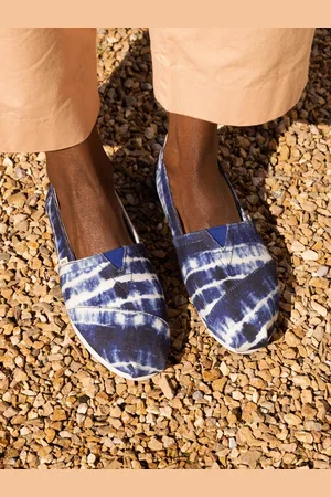 TOMS Women Batik Canvas Alpargata Slip-On Sneakers