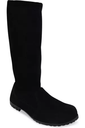 THE WHITE POLE Women Black Solid Long Boots