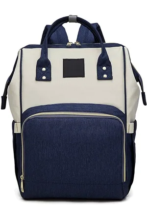 House Of Quirk Navy Blue Solid Maternity Diaper Bags