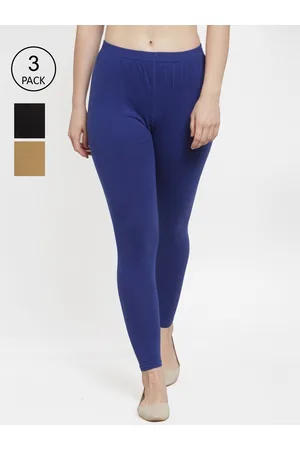 GRACIT Women Pack Of 3 Solid Ankle-Length Leggings