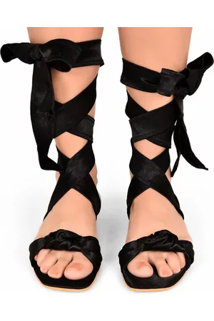Sole House Women Black Colourblocked Open Toe Flats with Buckles