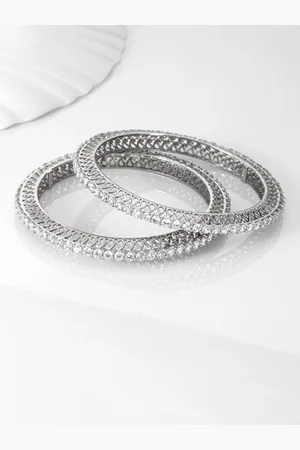 Zavya 925 Sterling Silver Classic Bangle