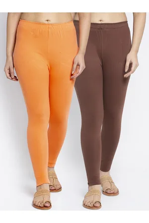 Jinfo Women Pack Of 2 Solid Ankle-Length Leggings