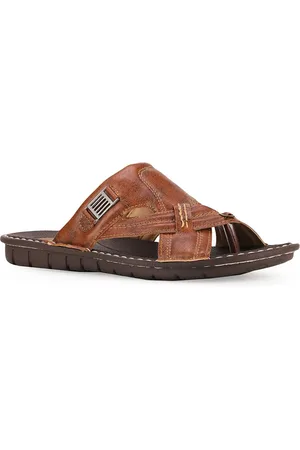 Bata Men Brown Sandals