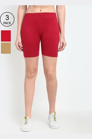 GRACIT Women Pack of 3 Cycling Sports Shorts