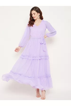 Bitterlime Women Georgette Maxi Dress