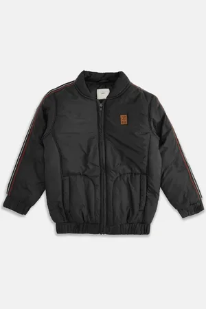 Pantaloons Boys Black Puffer Jacket
