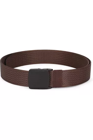 Calvadoss Boys Brown Polyester Canvas Belt