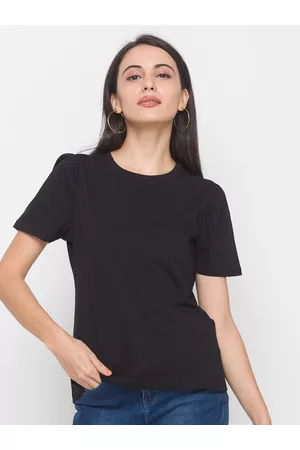 Globus Women Black T-shirt