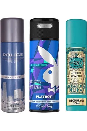 Police X Playboy x 4711 Men Set of 3 Deodorant Body Spray - 500 ml
