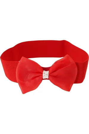 STYLE SHOES Women Red Embellished Belt
