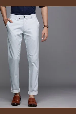 High Quality Louis Philippe Plated Cotton Trousers👖