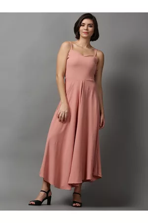 SHOWOFF Women Solid A-Line Maxi Dress