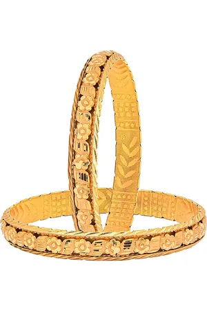Shivansh Set Of 2 Gold-Plated Bangles