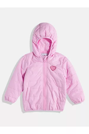 Ralph Lauren Girls Pink Puffer Jacket