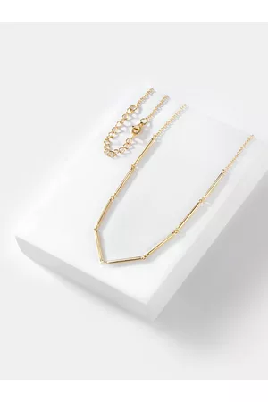SHAYA Women Sterling Silver Gold-Plated Necklace
