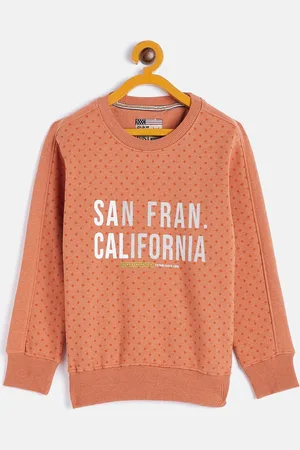 Duke Boys Orange Printed Sweatshirt