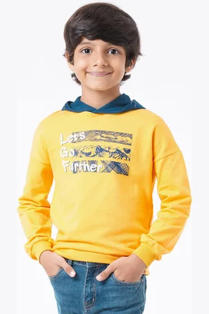 Ed-a-Mamma Boys Printed Hooded Sweatshirt