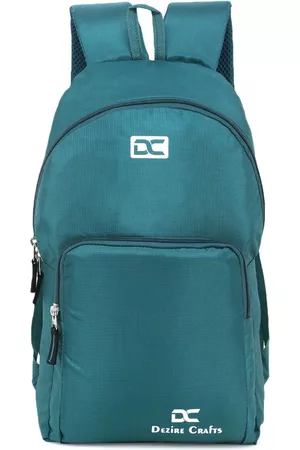 Dezire Crafts Sea Green Solid Multipurpose Backpack
