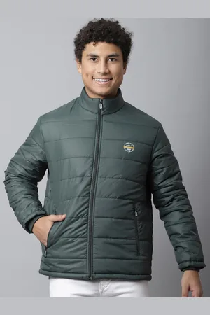 Rodamo Men Striped Windcheater Puffer Jacket
