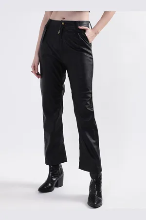 KENDALL + KYLIE Women Black Solid Trouser