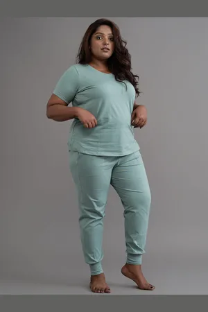 Spirit Animal Women Plus Size Solid Lounge T-shirt