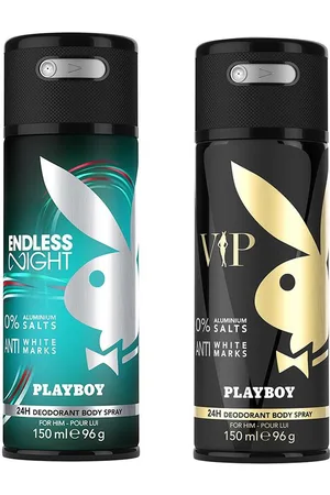Playboy Men Set of 2 Deodorant Sprays-VIP & Endless Night