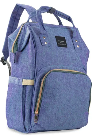 House Of Quirk Women Blue Solid Diaper Bags