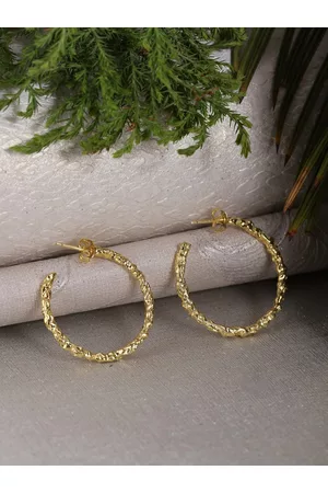 Berserk Gold-Toned Classic Hoop Earrings