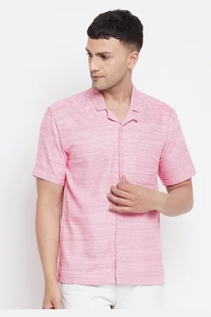 Even Men Red Slim Fit Casual Shirt