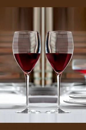 Luigi Bormioli Set Of 2 Transparent Glass Small Wine Glass