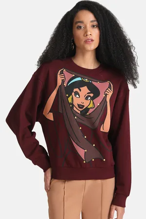 Kazo Women Brown Jasmine Printed Sweatshirt