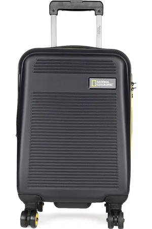 NATIONAL GEOGRAPHIC Unisex Black Aerodrome Cabin Trolley Suitcase