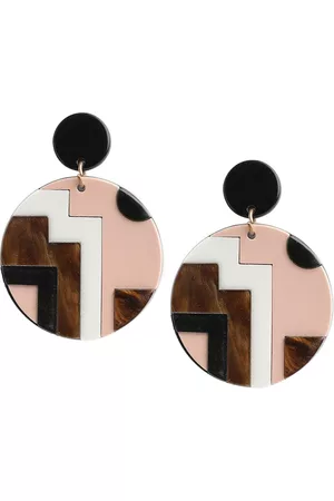 Blisscovered Multicoloured Contemporary Drop Earrings