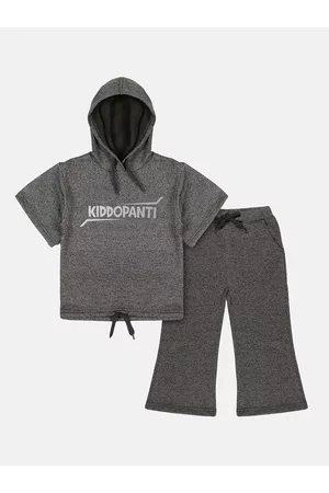 KiddoPanti Girls Olive Clothing Set