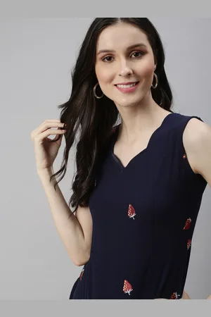 SHOWOFF Navy Blue Scuba Bodycon Dress