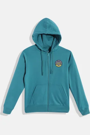 HERE&NOW Boys Teal Green Hooded Sweatshirt