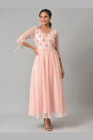 AURELIA Pink Floral Maxi Dress