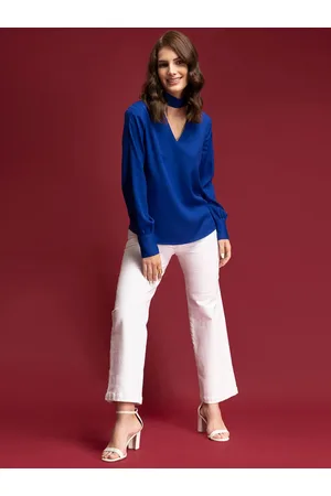 FableStreet Women Blue Top
