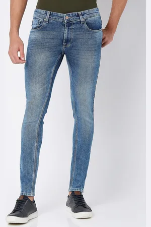 SPYKAR Men Blue Slim Fit Heavy Fade Cotton Jeans
