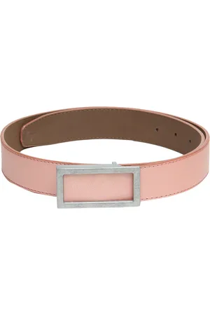 Calvadoss Girls Pink Textured PU Belt