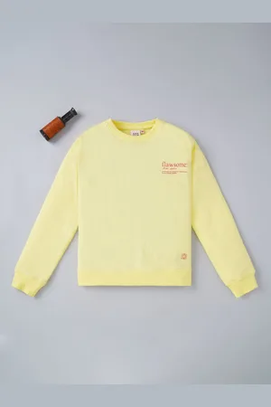 Ed-a-Mamma Girls Yellow Sweatshirt