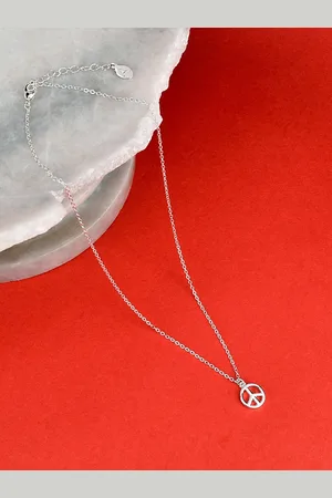 Accessorize London Peace Pendant Necklace