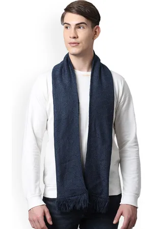 Ellis Men Blue Solid Muffler