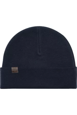 WROGN Unisex Navy Blue Solid Beanie