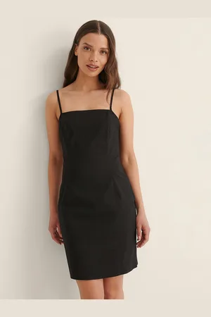 NA-KD X Anna Briand Women Black Solid Sheath Dress