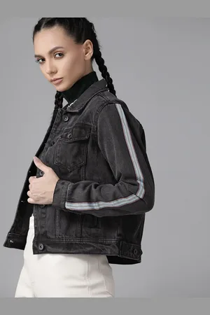 Myntra denim jacket design for women || Myntra denim jacket haul || Myntra  denim jacket for girl - YouTube