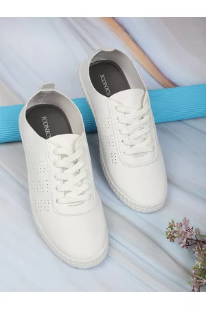 ICONICS Women White Sneakers